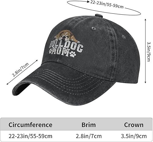 Miniatura 6 de QFOYID Sombrero de bulldog inglés para mujer, sombrero divertido para hombre, regalo de bulldog inglés