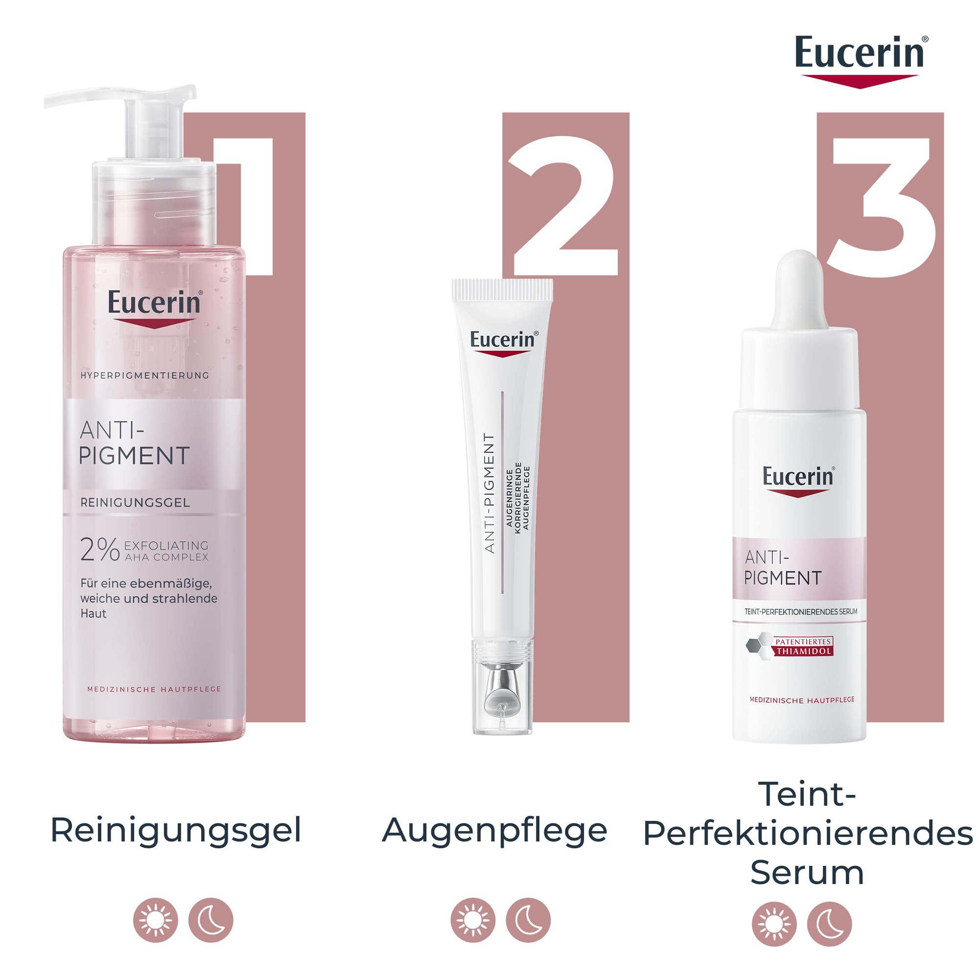 Eucerin Anti-Pigment Augenringe Korrigierende Augenpflege 15 ml, Augencreme reduziert Augenringe und Schwellungen, kühlende Formel mit Thiamidol und Hyaluronsäure für ein frisches Aussehen