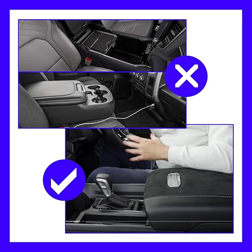 Miniatura 3 de XXCIWP Bandeja organizadora de consola central inferior Ram 1500 TRX 2024 para Dodge RAM TRX 1500 2024 2019-2022 2023 2024 Segunda capa central