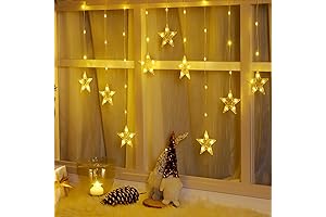Marchpower LED Star Curtain Lights