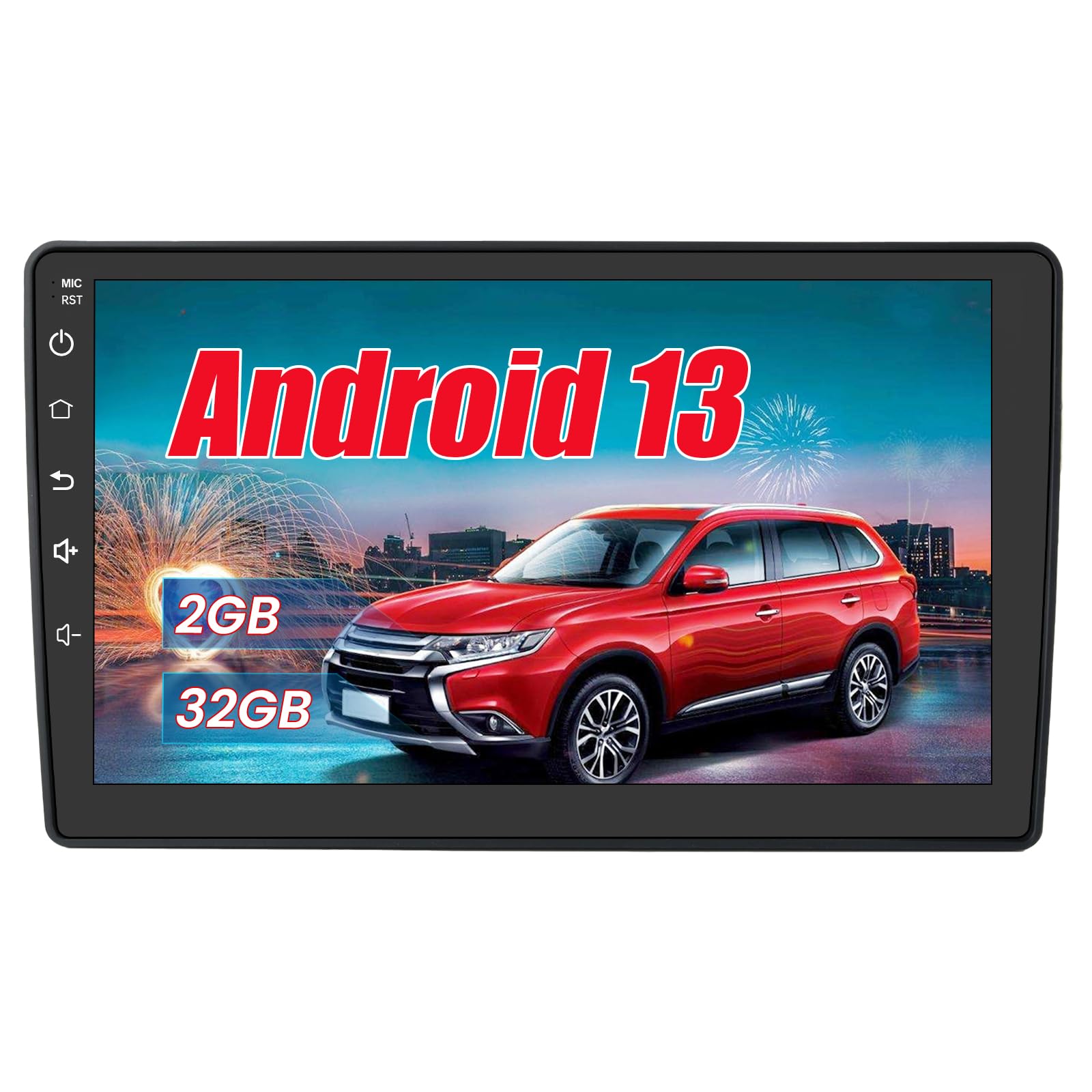 AWESAFE Autoradio Android 13 pour Citroën C5 (2008-2017) – Écran Tactile 10 Pouces avec Cadre, CarPlay sans Fil, Navigation, Android Auto sans Fil, Bluetooth, WiFi, Radio RDS