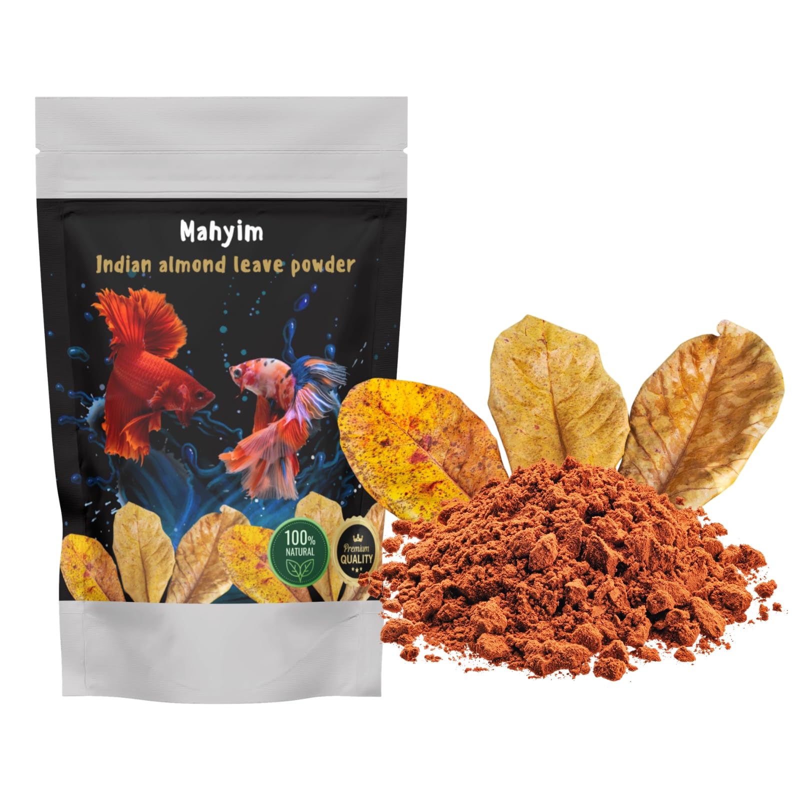 Indian Almond Leaf Powder Let Make The Natural envinronment for Your Betta, Fish, Dwarf Shrimp (5 Grams)