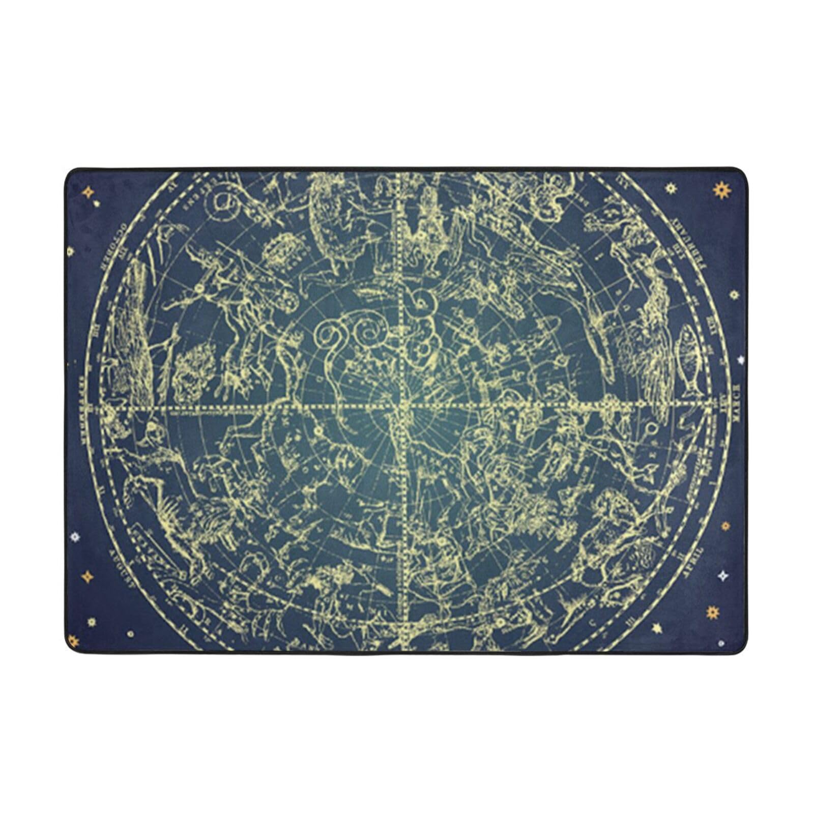 Tapis lavable bohème BONDIJ pour éviter les glissades dans le salon et la chambre