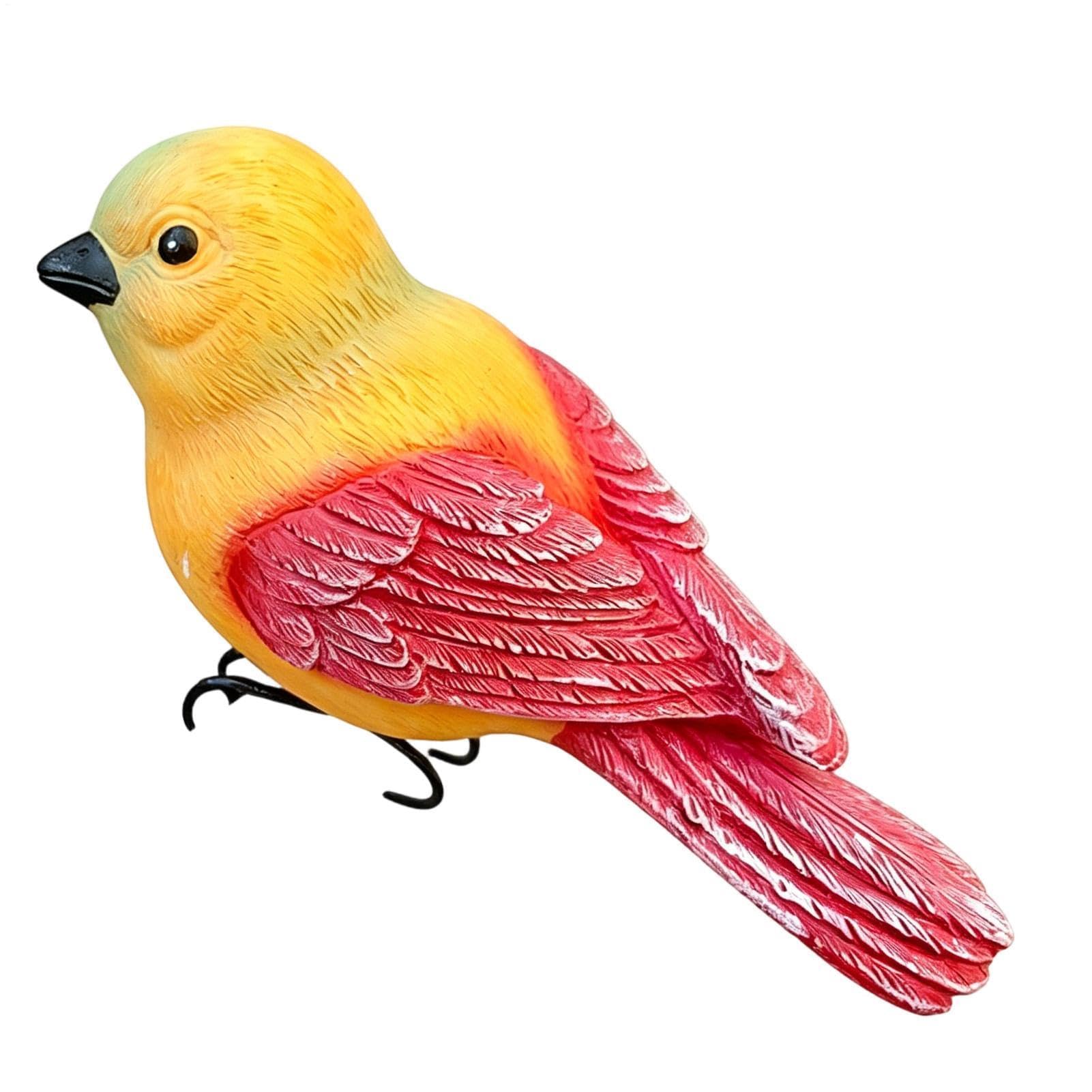 Muiltvoe Bird Statue - Resin Planter Sculpture Crafts - Artificial Bird Figurines for Potted Plants | for Garden Yard Outdoor Patio Home Greenhouse
