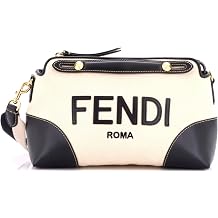 Pre-Loved Logo By The Way Satchel Canvas and Leather Medium, Neutral