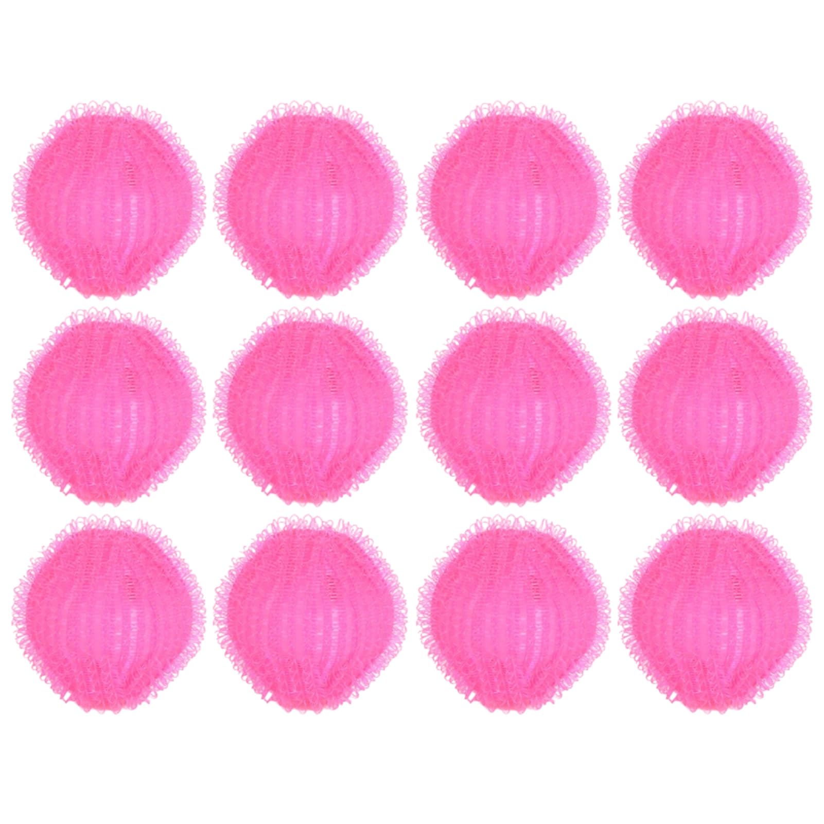 Laundry Balls, Tumble Dryer Accessories, 12Pcs Reusable Anti-Hair Clothes Catching Washing Filter Balls, Hair Filter Tool for Clothing, Linen and Bedding F