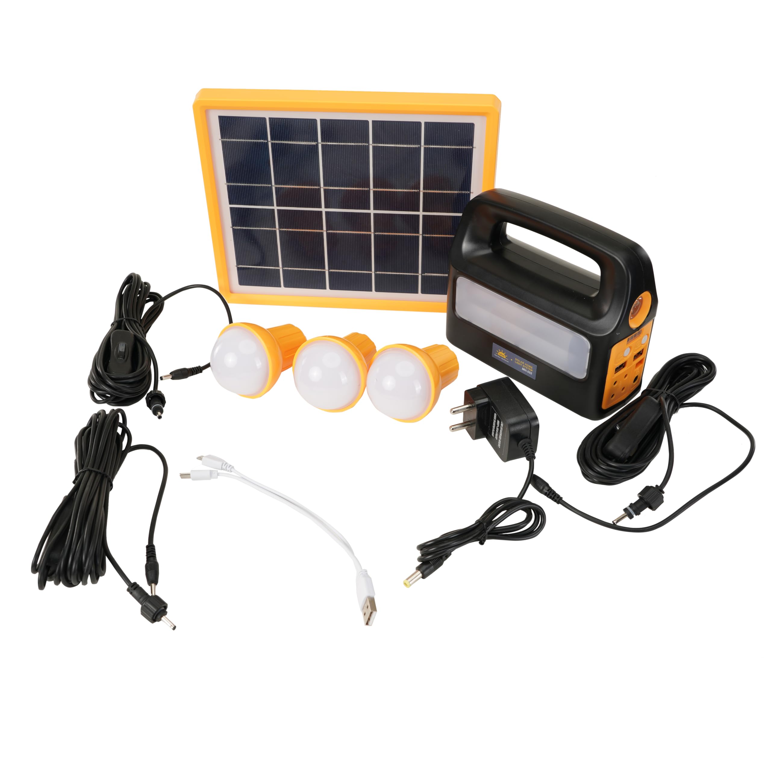 MITVA Solar Home Light System 5w MH 555, USB Connected Portable