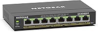 Vista 14 de NETGEAR Switch de 8 puertos PoE Gigabit Ethernet Easy Smart Managed Essentials Switch (GS308EP) – con 8 x PoE+ @ 62W, escritorio o montaje en pared