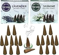 Vista 223 de TRUMIRI Incense Cones - Combo Pack of 20 Cone Incense - 10 Nag Champa + 10 Palo Santo - Insence Cones - Incense Cones Scented - Cone Incense Scents