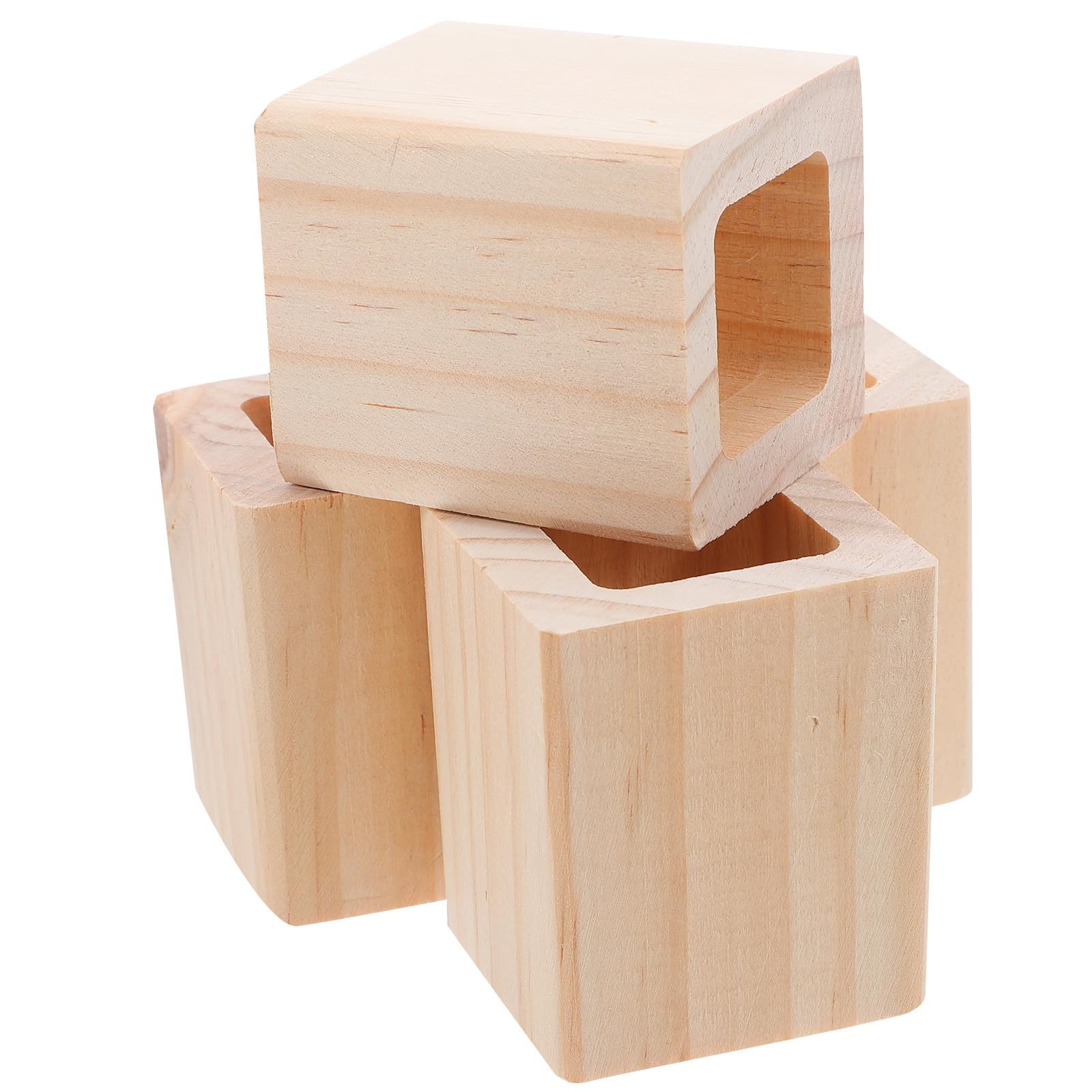 Elevadores de cama SOIMISS: bloques de madera para ganar espacio en tu salón