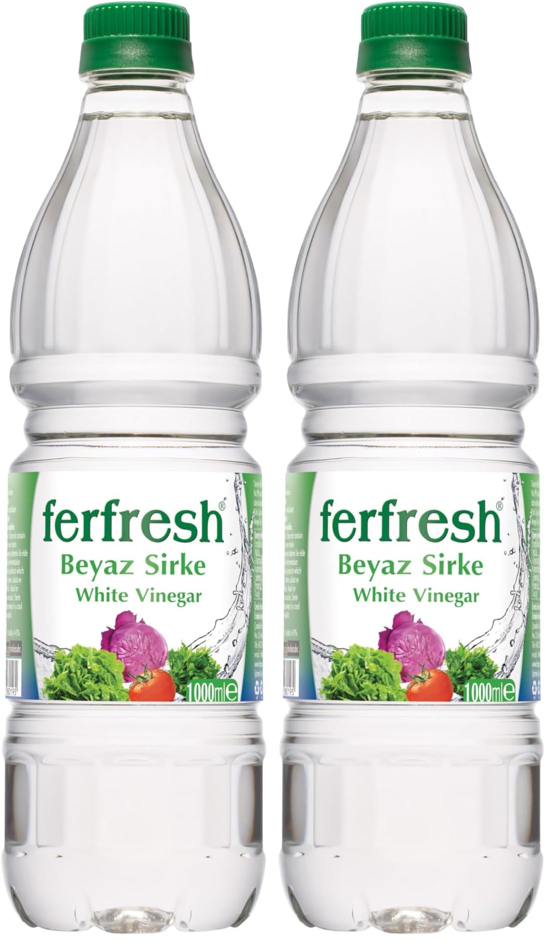 FERSAN Ferfresh Beyaz Sirke Pet Şişe Yüzde beş Asit 1000 ml 2li paket