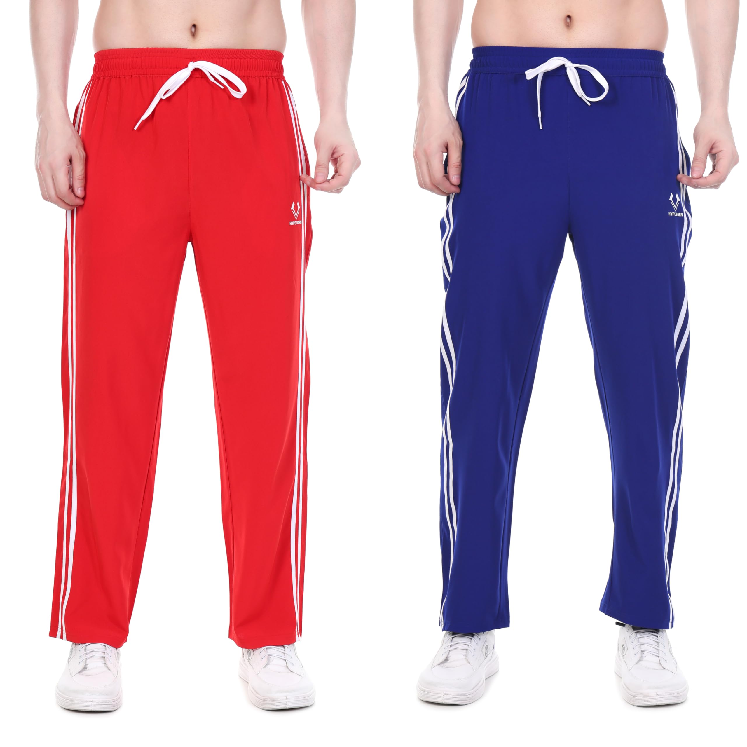 Men’s Solid Relaxed Fit Track Pants Pack of 2 with Double Side Stripes – Ideal for Gym, Running, Walking & Casual Wear-image-16