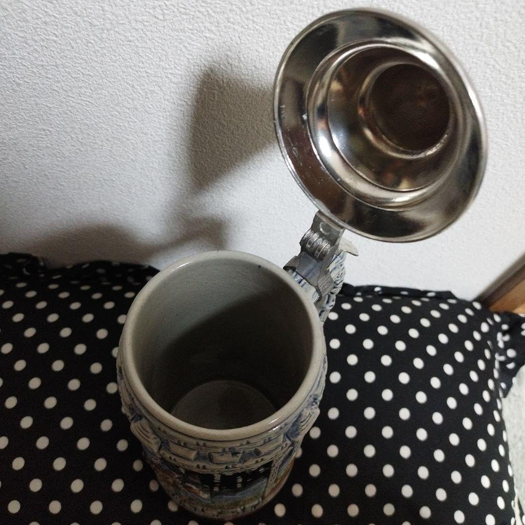 西ドイツ製 蓋付き ビアジョッキ 西ドイツ製GERZ蓋付きビアジョッキ