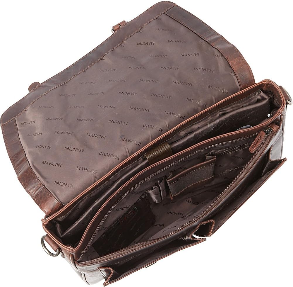 Single Compartment 15" Laptop Briefcase with RFID Secure