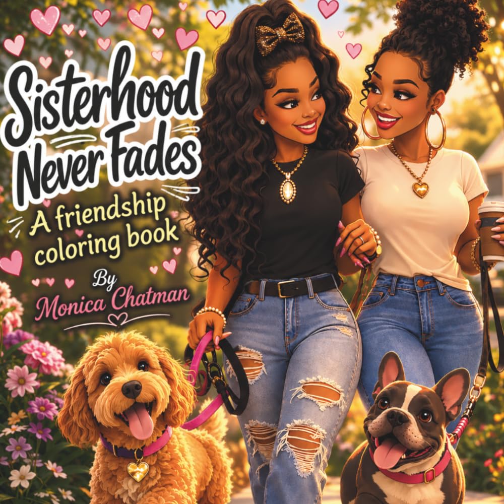 Sisterhood Never Fades: A Coloring Book of Friendship, Love & Unbreakable Bonds