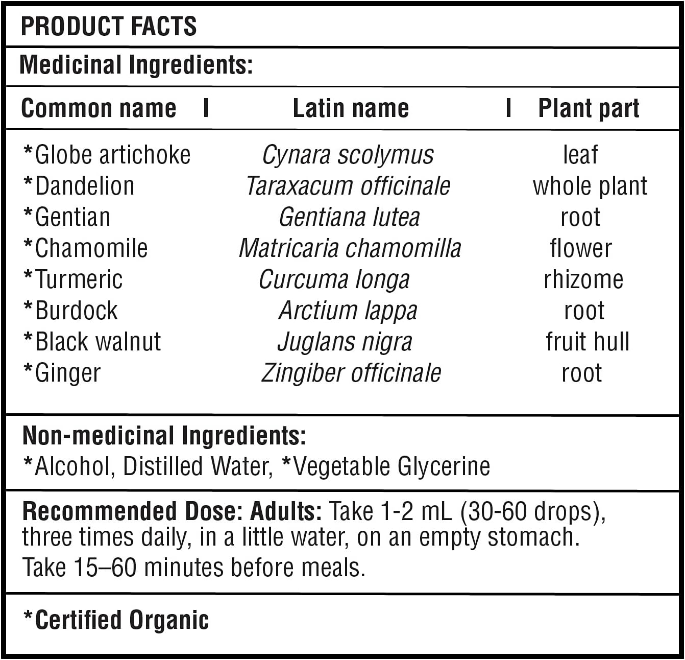 ST Francis HERB Farm Organic Canadian Bitters, 50 ML