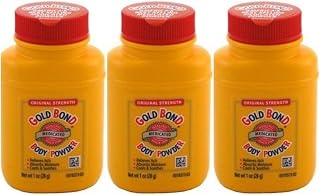 Gold Bond Medicated Powder Containers 1 Ounce Travel Size (Pack of 3)