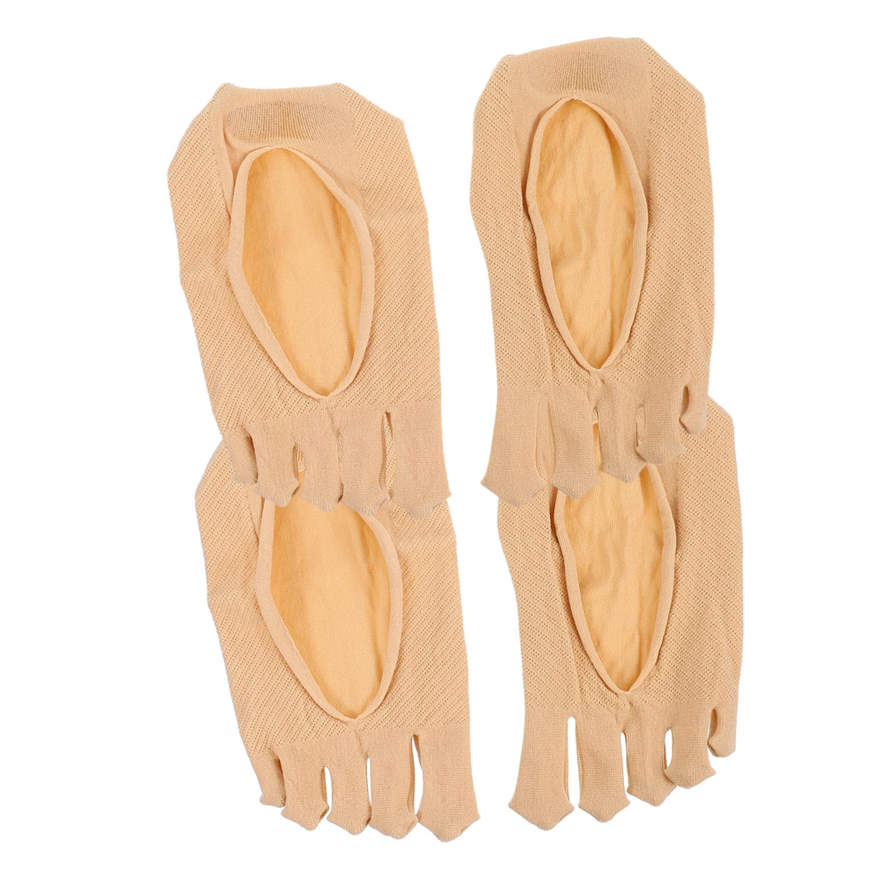 PRETYZOOM 2 Pairs Women's Compression Socks Lady Toe Socks Women Five Finger Socks Invisible Toe Socks Full Finger Socks Full Toe Socks Women Toe Socks Women Invisible Socks Five Toe Socks