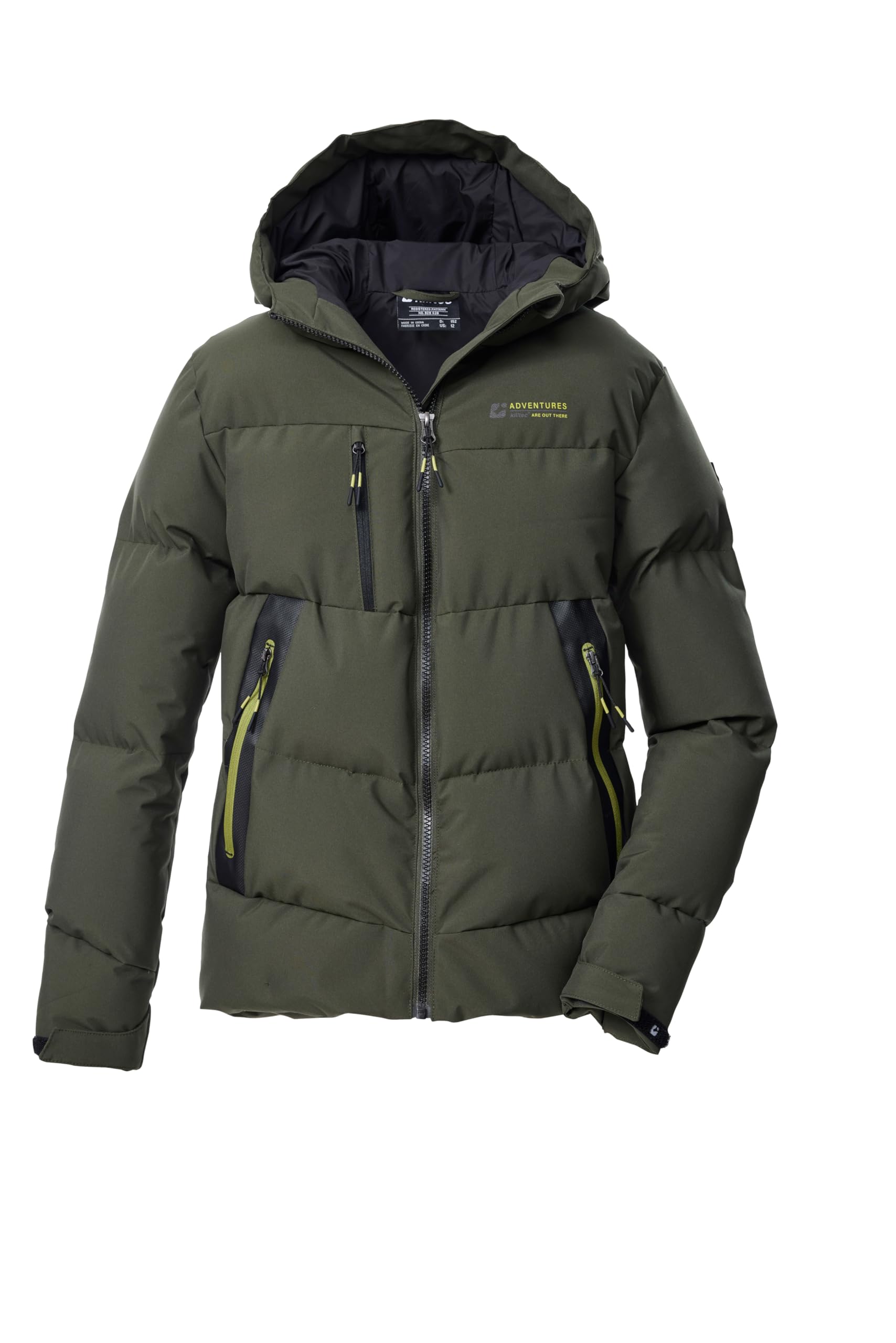 Killtec Jungen Kow 239 Bys Qltd Jckt Steppjacke/Funktionsjacke in Daunenoptik mit Kapuze