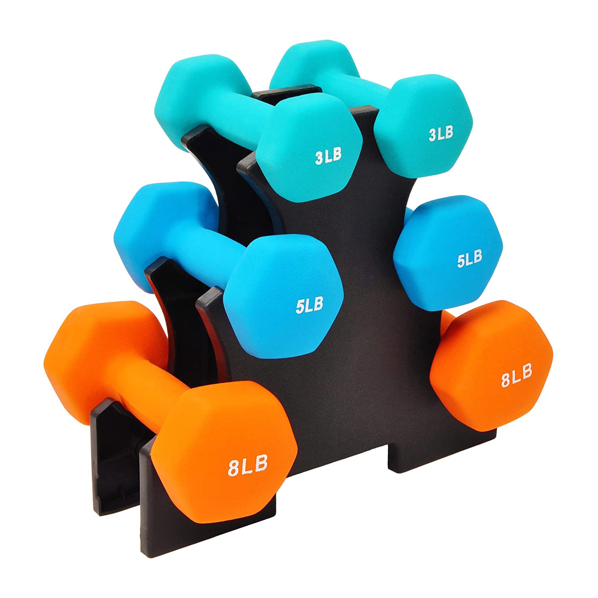 Signature Fitness Adjustable Dumbbell Hand Weights Set, 20LBS, 32LBS, 40LBS, 45LBS, Multiple Styles