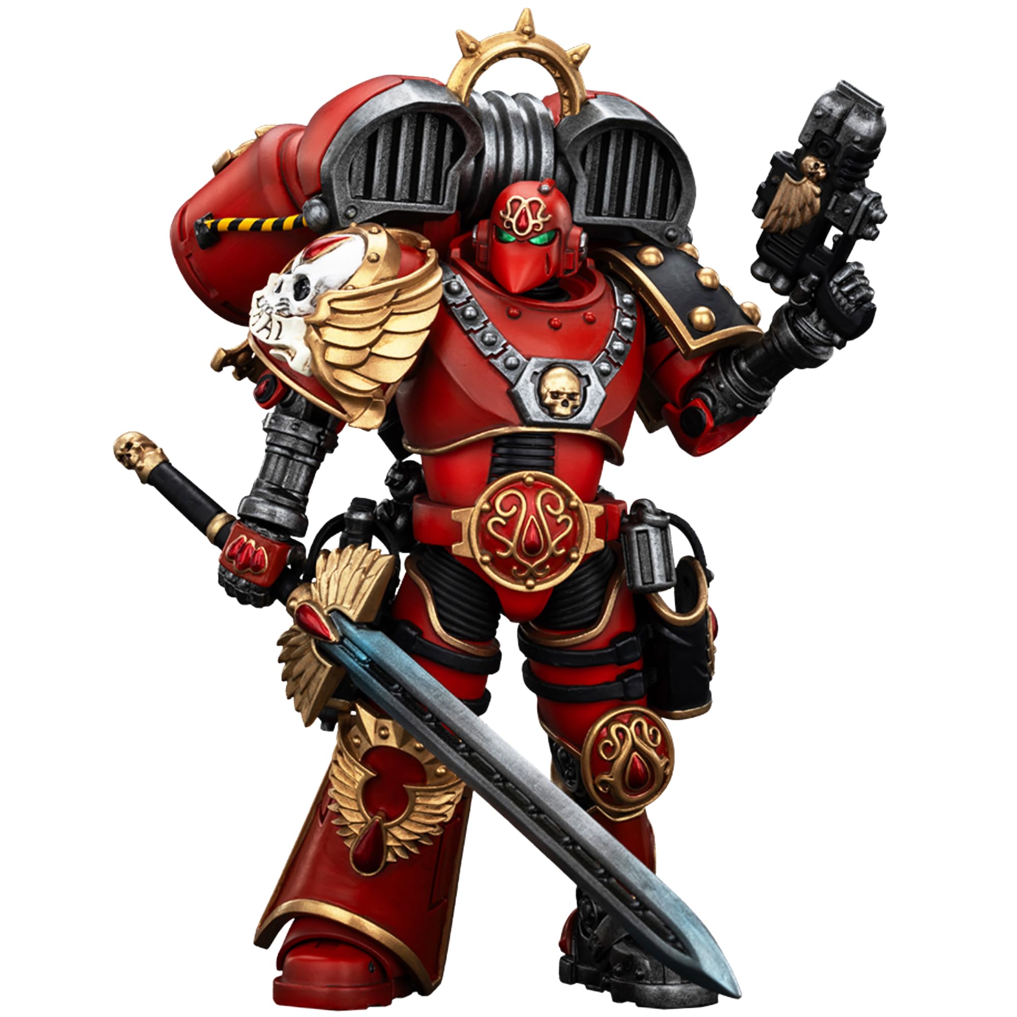 BEERISE JOYTOY 1/18 Action Figures - Warhammer The Horus Heresy Blood Angels Dominion Zephon - 5‘’,Highly Posable Collectible Model Ages 15+