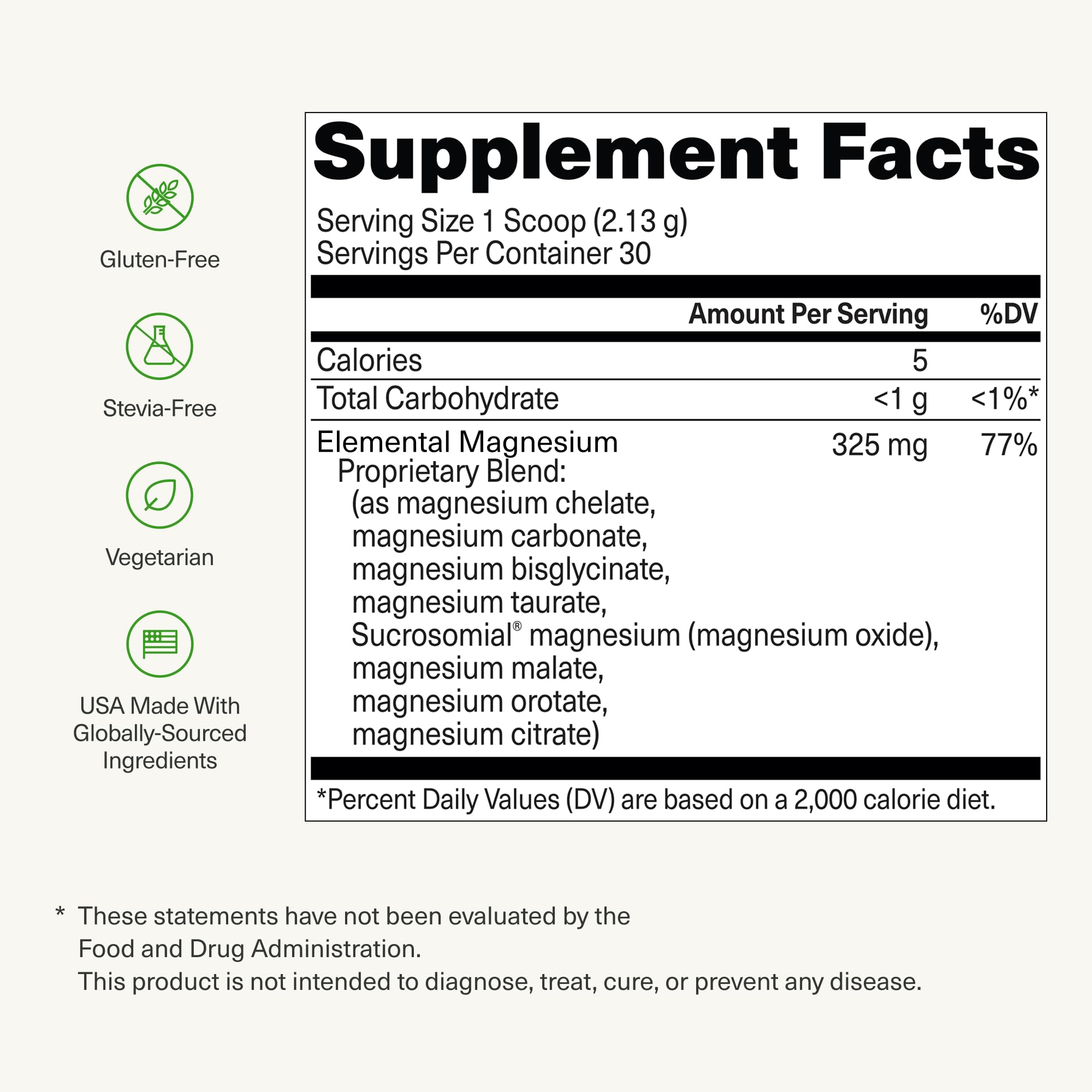 BIOptimizers Magnesium Drink, 8 Forms of Magnesium Unflavored 30 Servings — Amazon image 7