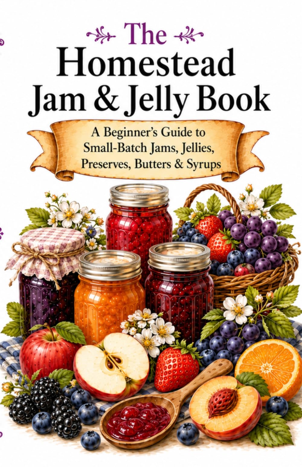 The Homestead Jam & Jelly Book: A Beginner’s Guide to Small-Batch Jams, Jellies, Preserves, Fruit Butters, Syrups & Sauces