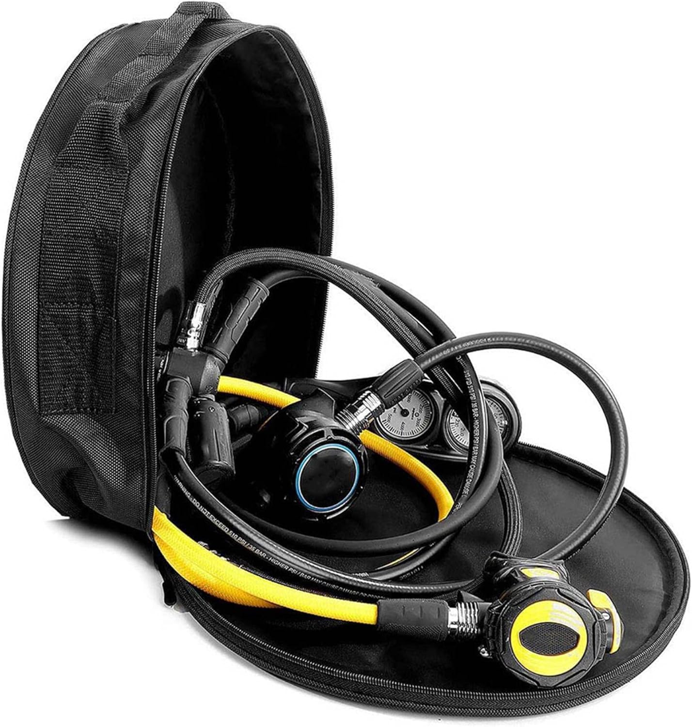2X Portable Scuba Regulator Bag Handy Scuba Diving Hose Diving Padded Bag Scuba Accessories