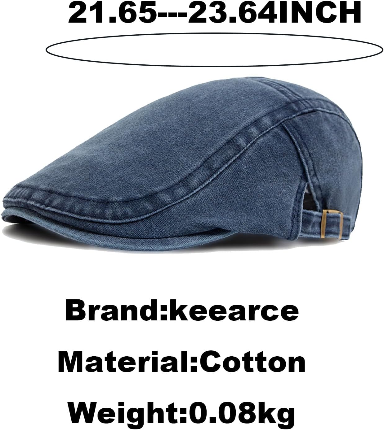 Cotton Washing Cap for Men Women Ivy Gatsby Cabbie Driving Berets Hat Hunting Cap