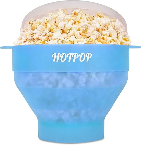 Miniatura 24 de El original Hotpop - Palomitas de maíz para microondas, máquina de palomitas de silicona, cuenco plegable sin BPA y apto para lavavajillas - 20