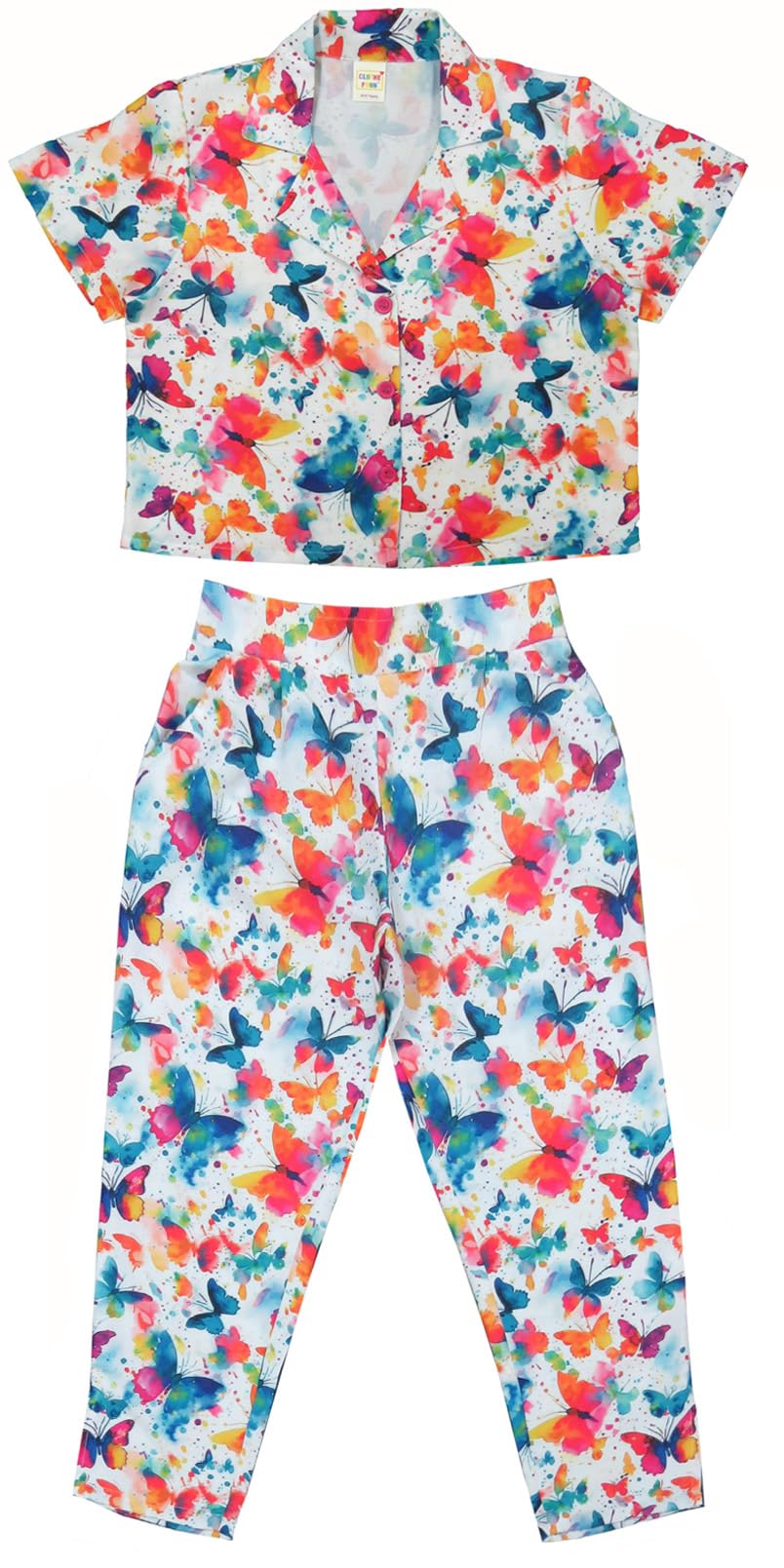 Clothe Funn Donne Elegante Stampato Senza Maniche Shorts Set Cotone Tessuto