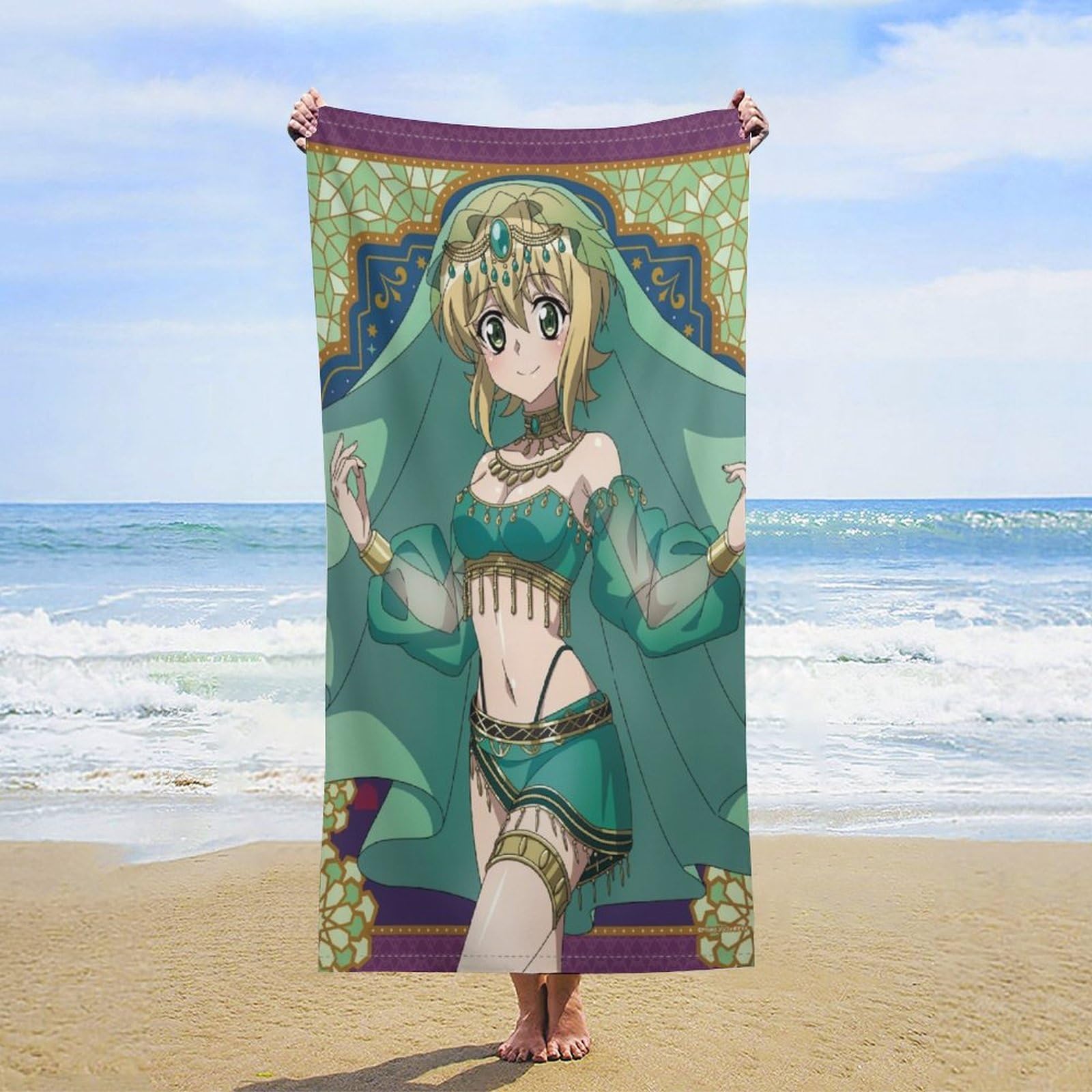 Amazon｜戦姫絶唱シンフォギア 立花響 風鳴翼 天羽 奏 ビーチタオル