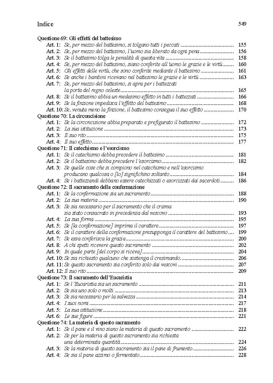 Somma di teologia. Seconda parte della parte terza (Vol. 4/2)