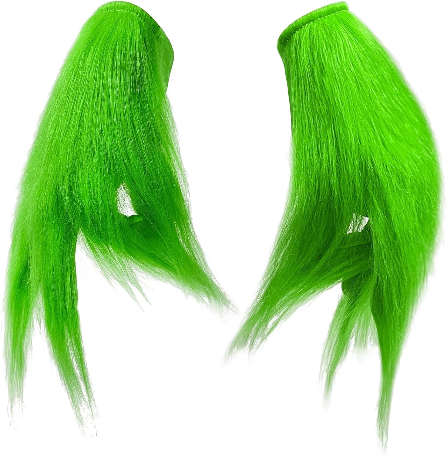 Green Monster Gloves Green Furry Hand Gloves for Adult Halloween Christmas Cosplay Costume Accessories