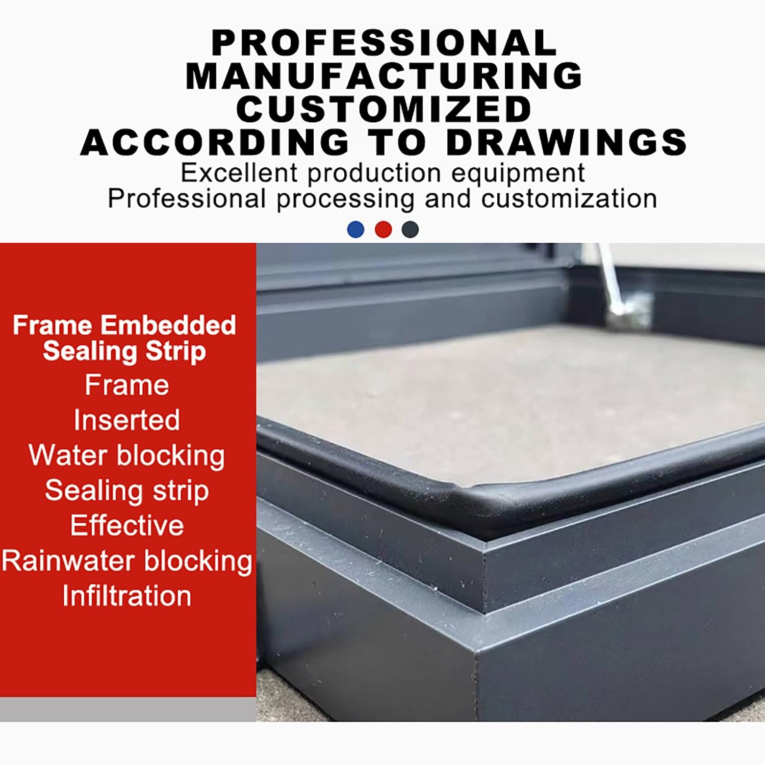 VEVOR Dachluke Verzinkter Stahl - 65x65cm Ausstieg Für Dachboden & Keller