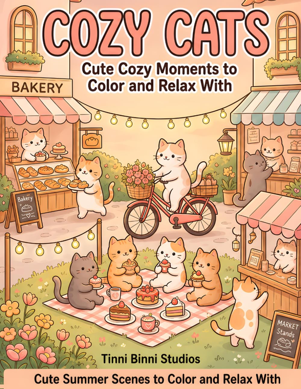 Cozy Cats: Cute Cozy Moments to Color and Relax With (Cozy Cats Coloring Collection)