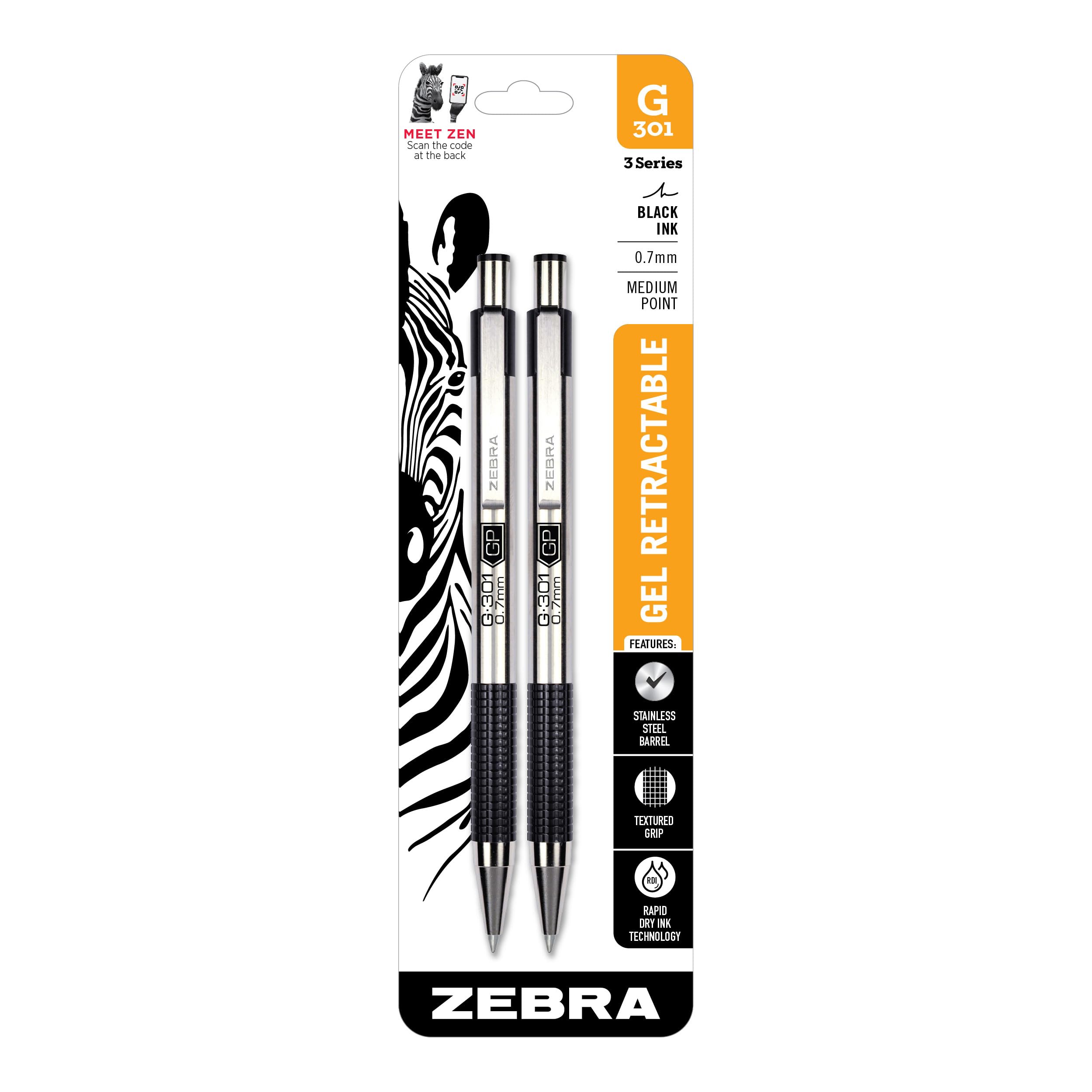 Zebra G-301 Ballpoint Pen Black (41312)
