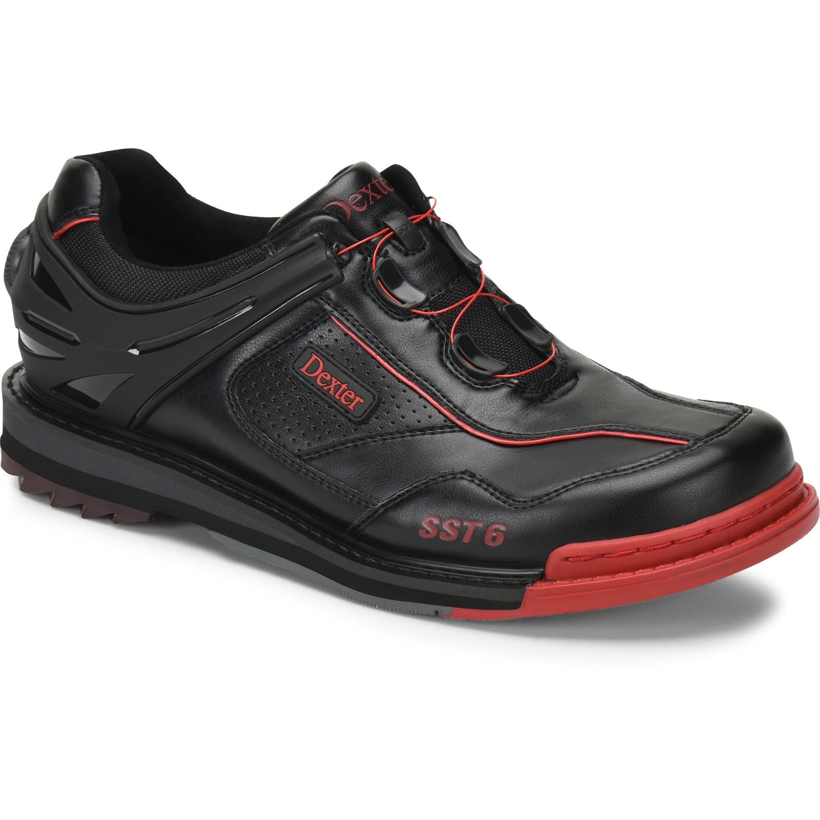 Dexter Men's SST 6 Hybrid BOA Right Handed Bowling Shoes - Available in Medium and Wide Width - Interchangeable Slide Sole and Heels - for Right Handed Bowlers Only
