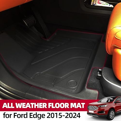 Miniatura 2 de Naibeve Alfombrillas para Ford Escape 2020-2024 (no híbrido)  Todo tipo de clima para Ford Escape Alfombrillas de suelo, alfombrillas de carga y