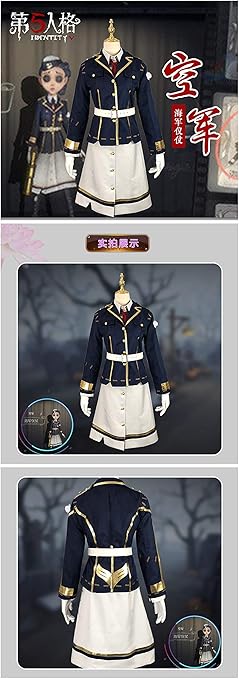 Amazon アイデンティティー5 第五人格 空軍 海軍儀仗兵 コスプレ衣装 コスプレ ワンピース ドレス Cosplay コスチューム コスプレ 仮装 通販
