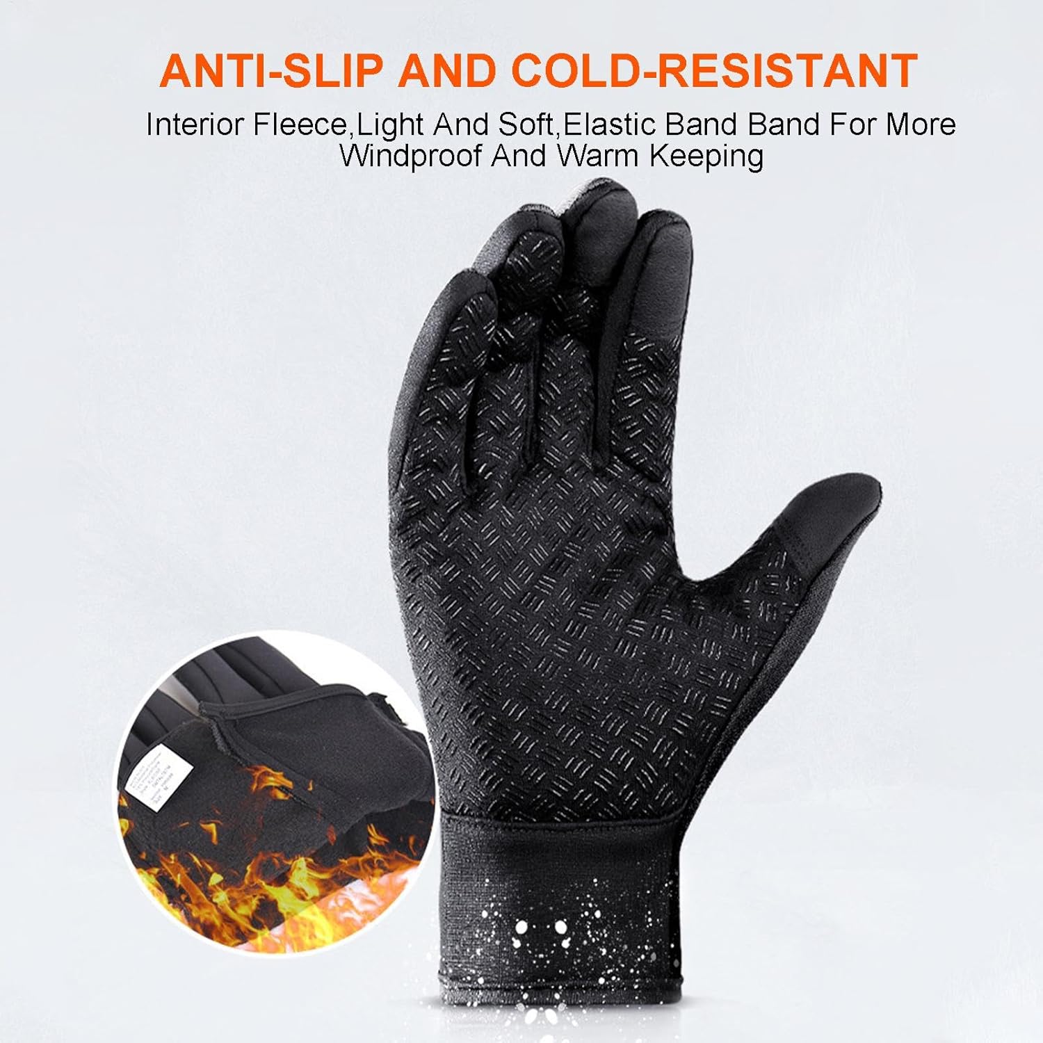 Rechargeable Heated Electric Touchscreen Gloves, Heated Mittens Gloves, Warm Heating Gloves, Portable Heated Gloves for Women Men