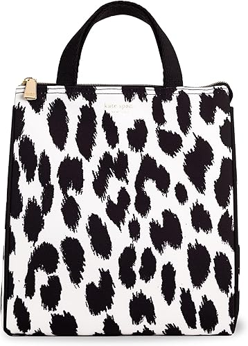 Kate Spade New York Bonita bolsa de almuerzo para mujer, lonchera de gran capacidad, lonchera para adultos con forro interior aislado térmico