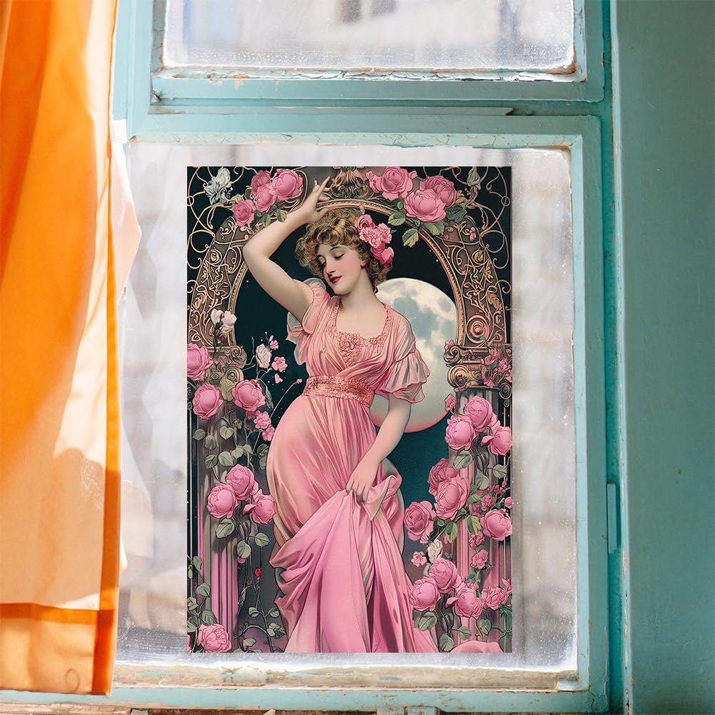 Adesivi Trasferibili UV DTF Con Fiori Selvatici - 3 Pezzi 15x30cm, Impermeabili, Per Legno, Vetro E Plastica