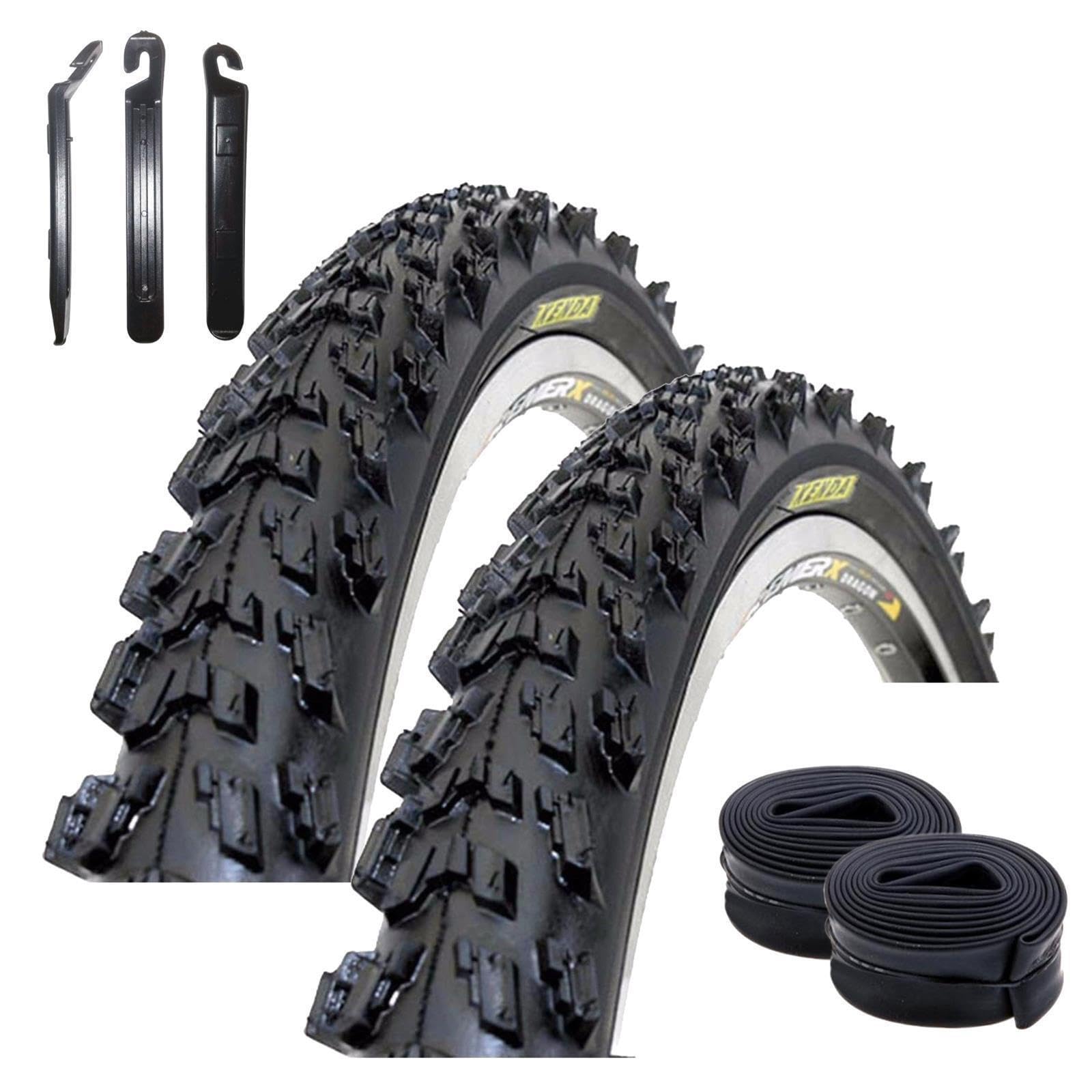 Kenda 2 Stk. 26 Zoll Reifen 26x1.95 Mit Weisswand Und Schläucheauswahl | Galaxy Fahrradhandel