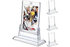 4 Packs Baseball Card Magnetic Holder