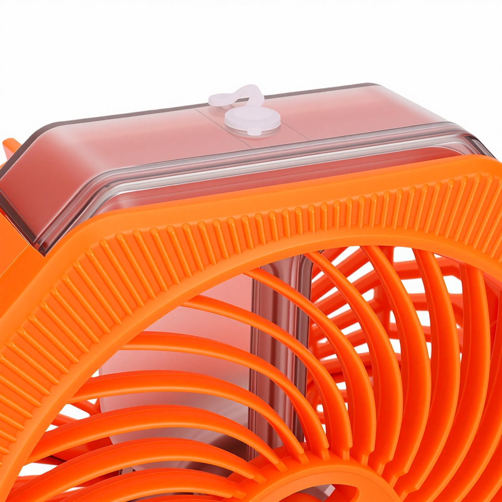 VBESTLIFE Ventilatore da Campeggio Nebulizzante, Pannello Solare con Scuotimento Automatico della Testa, Ventola di Raffreddamento a Basso Rumore con Luce LED, Alimentato a Batteria da 10000 MAh per