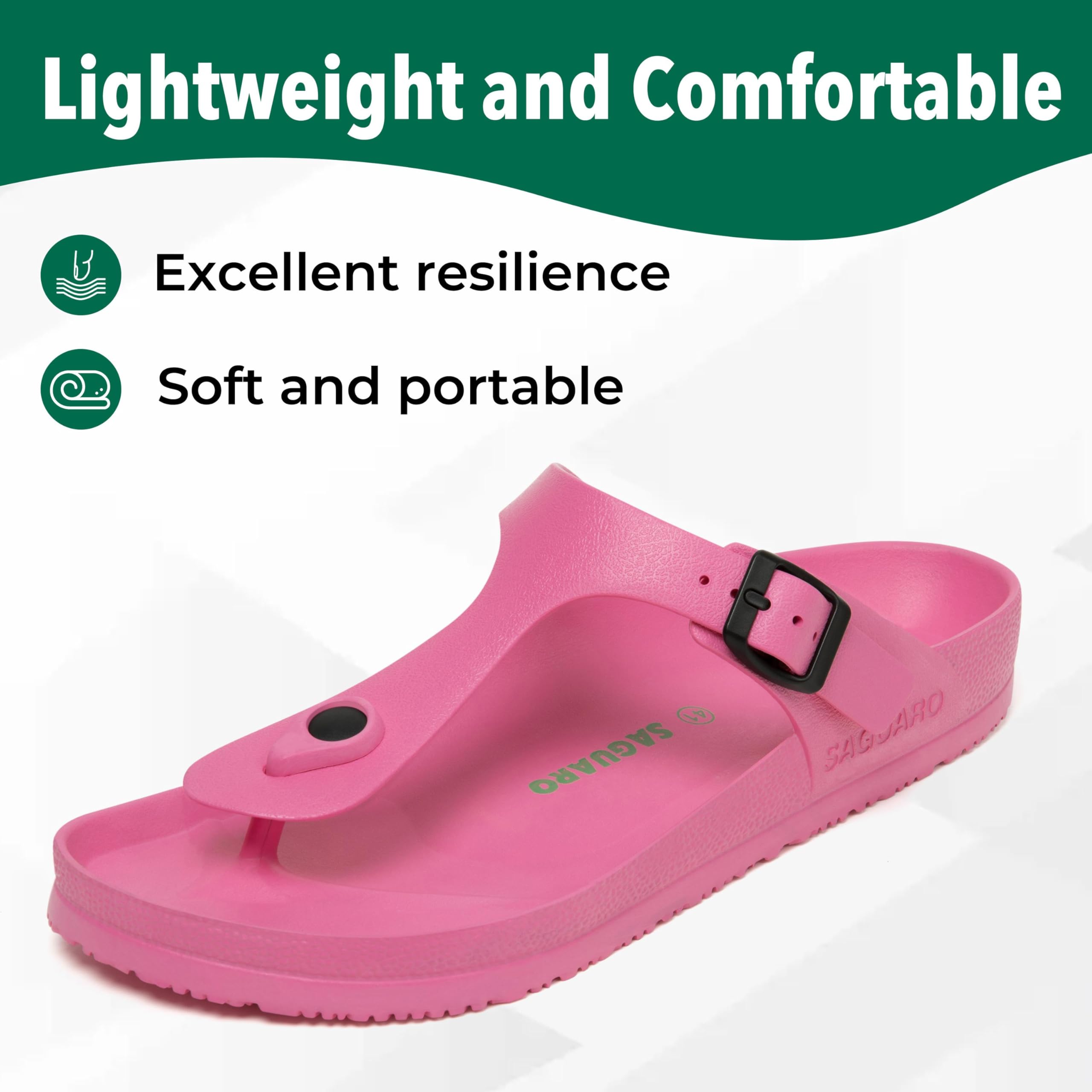 SAGUARO Pantofole Antiscivolo Uomo Donna Spiaggia da Ciabatte Slip-on Scarpe da Bagno Leggere Casuale Sandali Taglia 36-48 EU