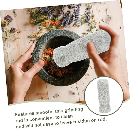 Pestle de Piedra Ergonómico para Cocina y Medicina miniatura 3