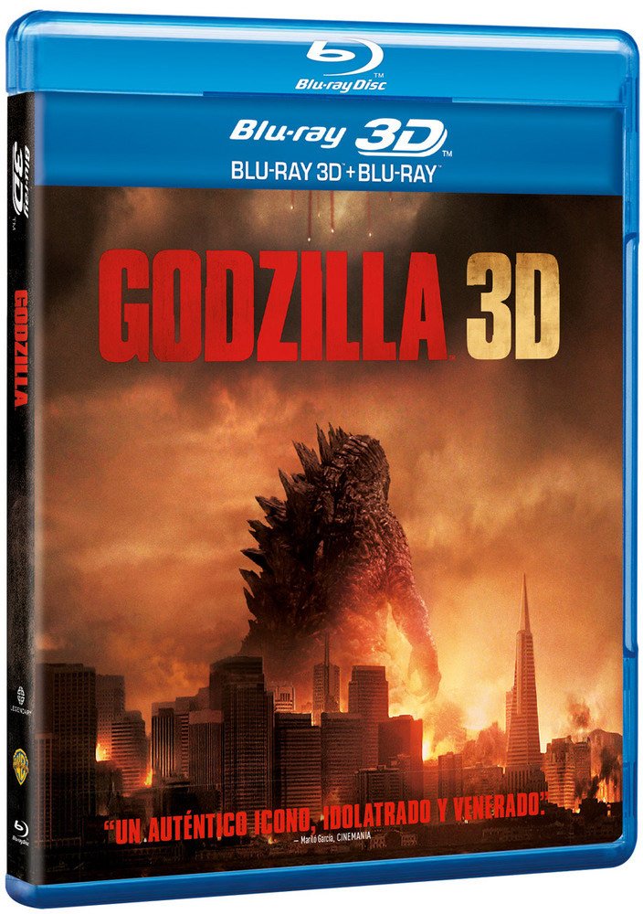 Godzilla Blu-Ray 3D evita la baja calidad del streaming con este disco físico doble 2D