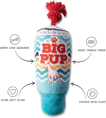 Miniatura 2 de Fringe Studio Juguete de peluche para perro, cachorro grande, colección de juguetes para perros Wagsdale (289745)